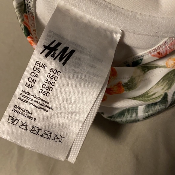 Padded floral bikini top from H&M - Picture 4 of 7